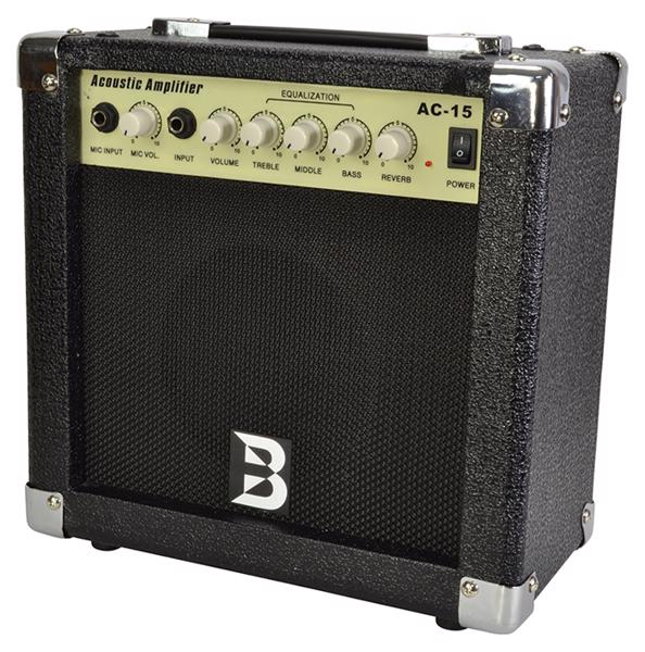 Compact 15 Watt Acoustic Guitar Amplifie 